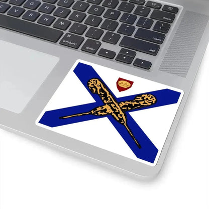 Flag of Fredericksburg Virginia (United States) STICKER Vinyl Kiss-Cut Decal - The Sticker Space