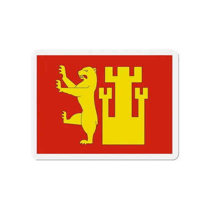 Flag of Fredrikstad Viken Norway - Refrigerator Magnet - The Sticker Space