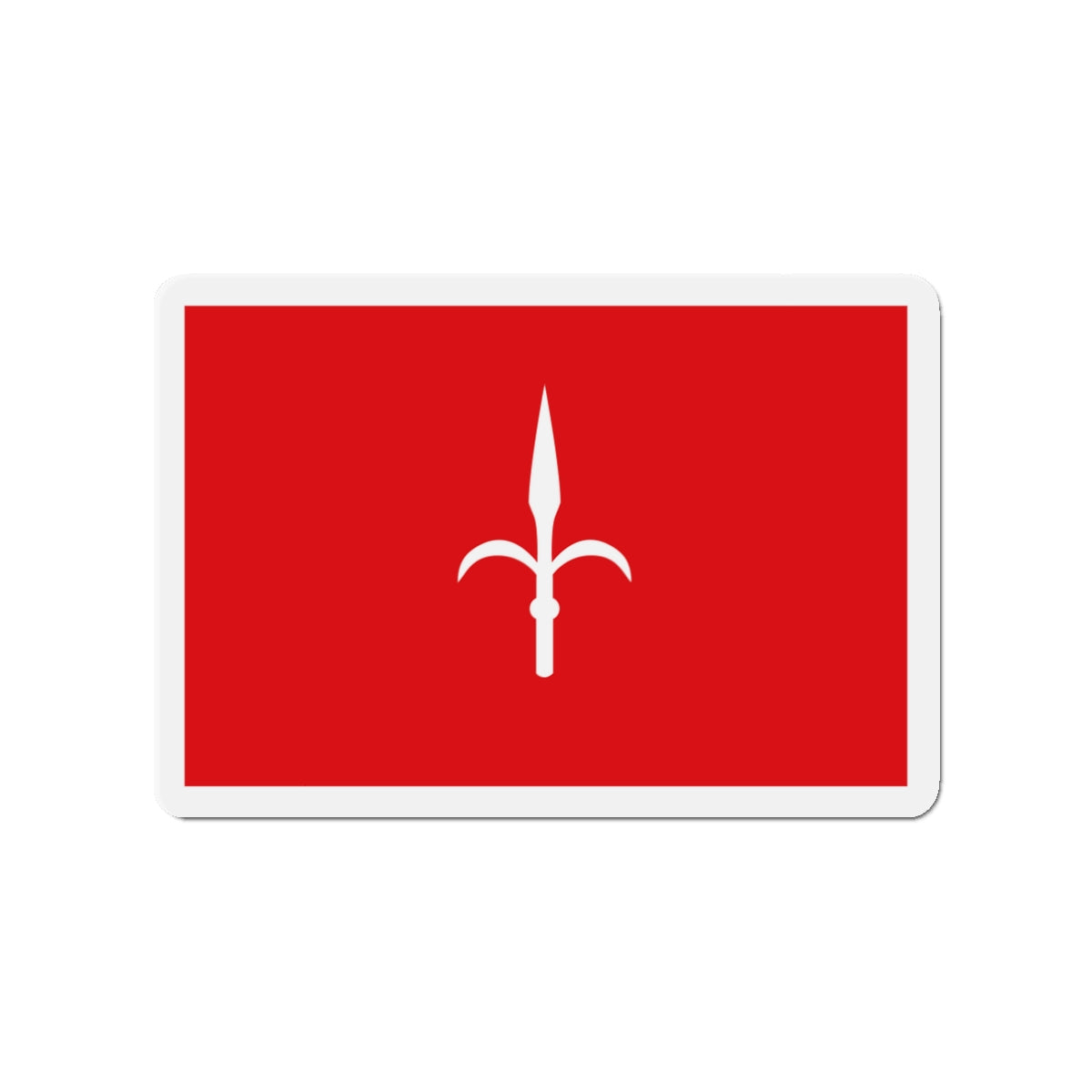 Flag of Free Territory of Trieste Italy - Die-Cut Magnet-3" x 3"-The Sticker Space