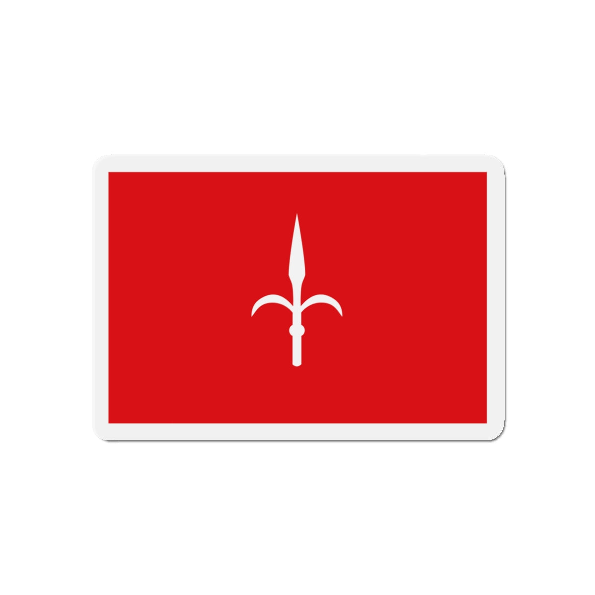 Flag of Free Territory of Trieste Italy - Die-Cut Magnet-5" x 5"-The Sticker Space