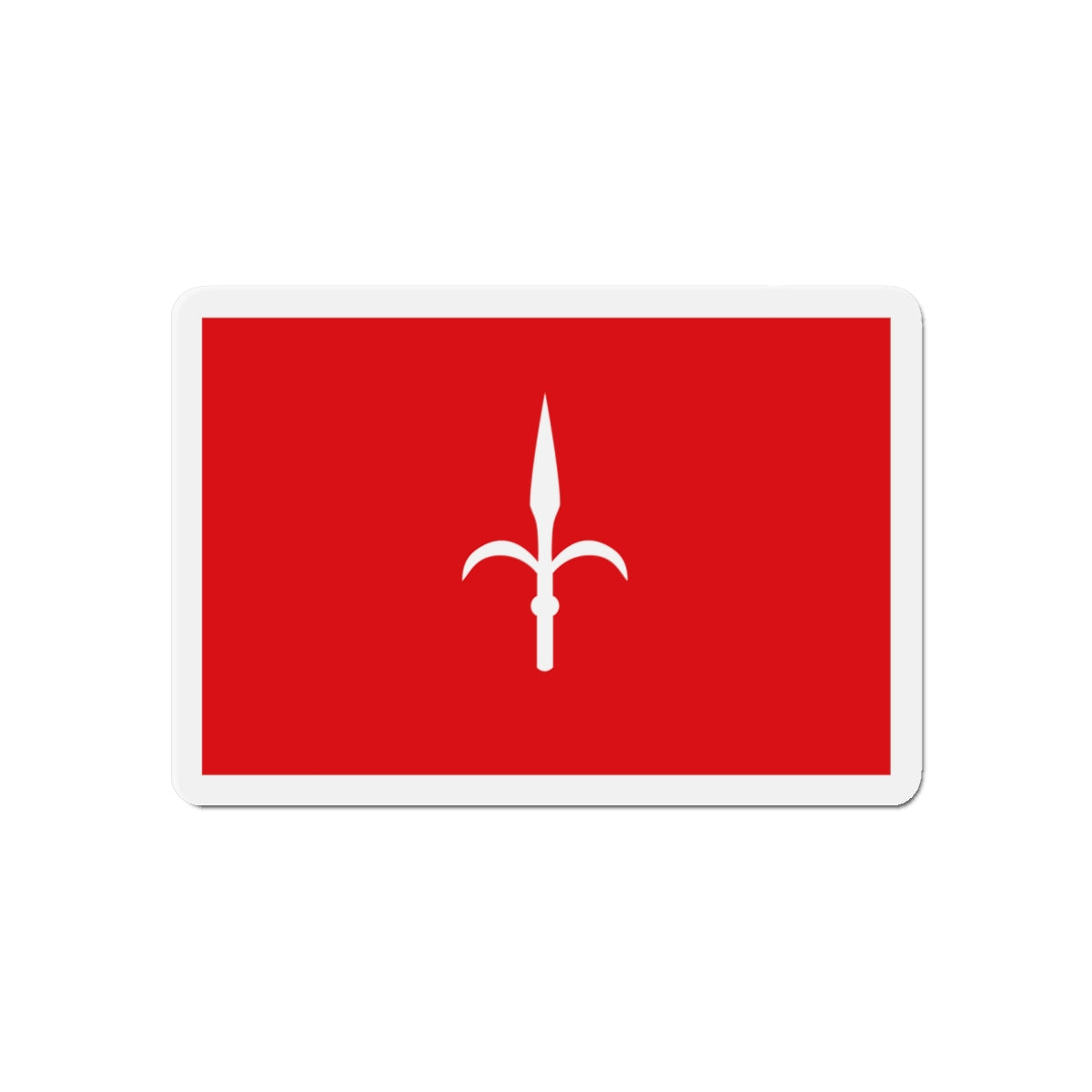 Flag of Free Territory of Trieste Italy - Die-Cut Magnet-6 × 6"-The Sticker Space