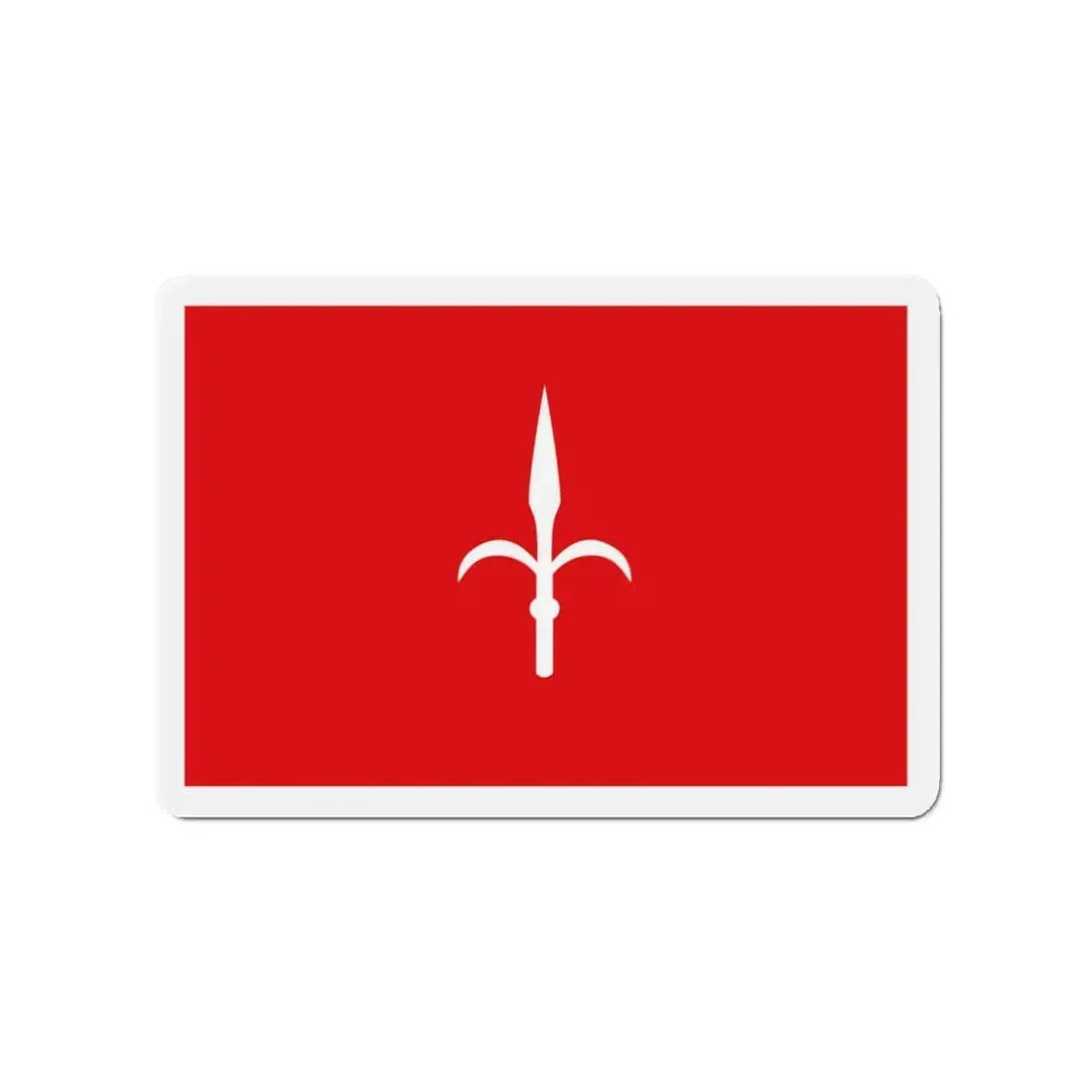 Flag of Free Territory of Trieste Italy - Refrigerator Magnet 3 Inch - The Sticker Space