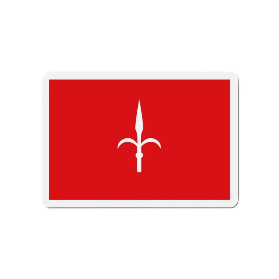 Flag of Free Territory of Trieste Italy - Refrigerator Magnet 4 Inch - The Sticker Space