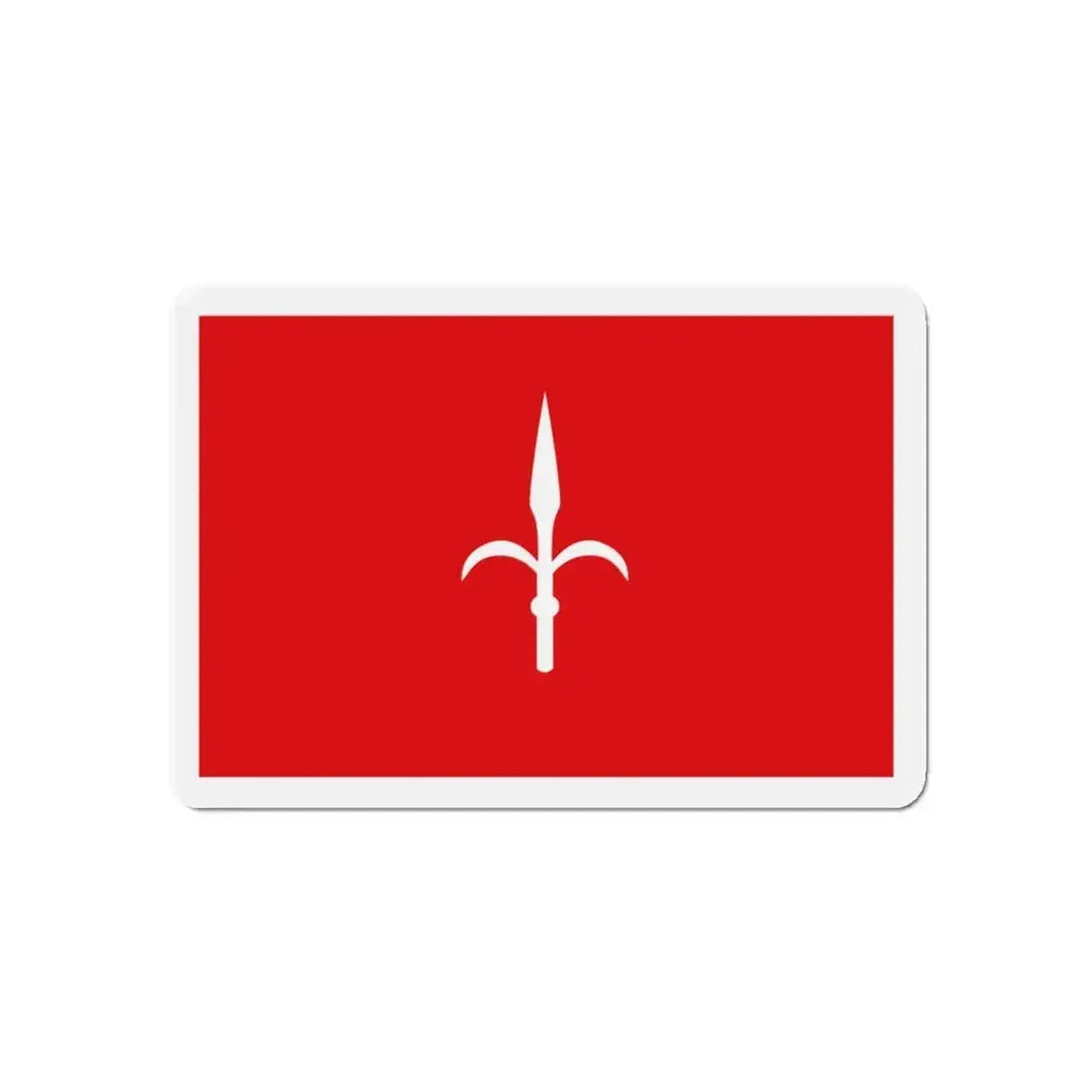 Flag of Free Territory of Trieste Italy - Refrigerator Magnet - The Sticker Space