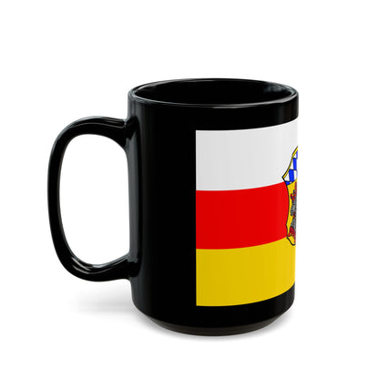 Flag of Freising Germany - Black Coffee Mug-The Sticker Space