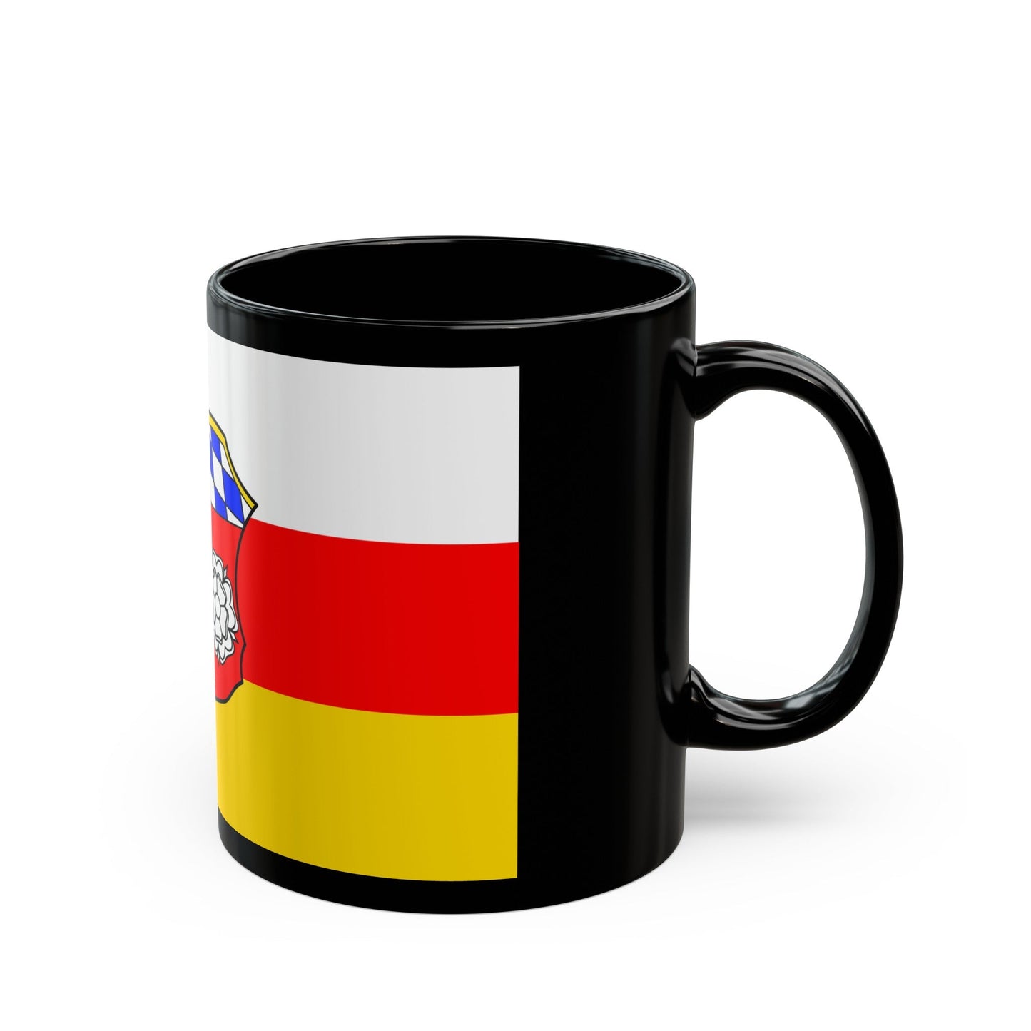 Flag of Freising Germany - Black Coffee Mug-The Sticker Space