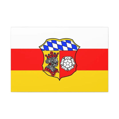 Flag of Freising Germany - Canvas Wall Art - The Sticker Space
