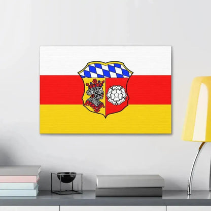 Flag of Freising Germany - Canvas Wall Art - The Sticker Space