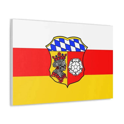 Flag of Freising Germany - Canvas Wall Art - The Sticker Space