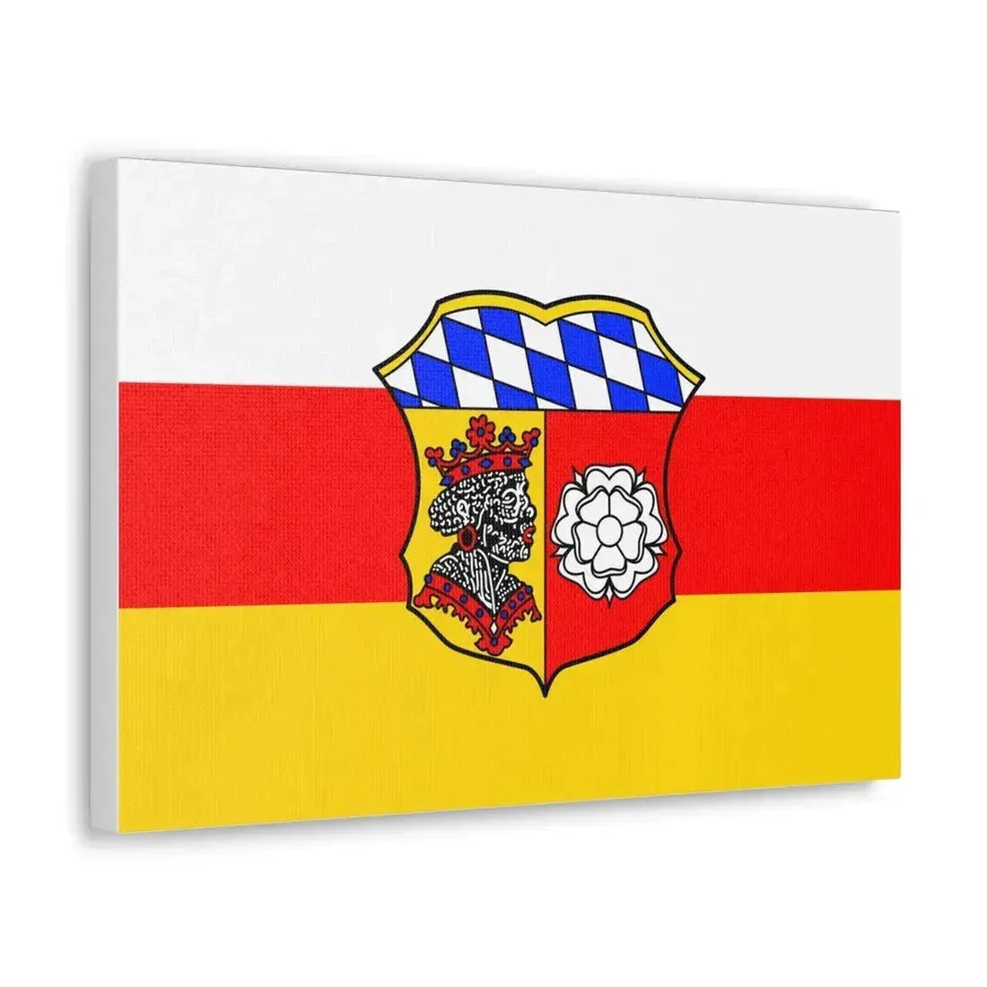 Flag of Freising Germany - Canvas Wall Art - The Sticker Space