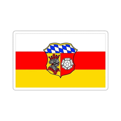 Flag of Freising Germany STICKER Vinyl Die-Cut Decal 4 Inch - The Sticker Space