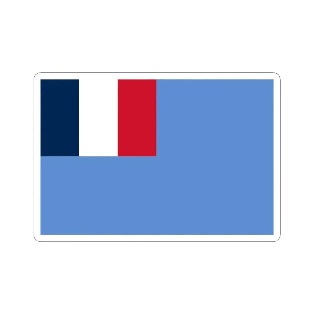 Flag of French Algeria Erroneous (Algeria) STICKER Vinyl Kiss-Cut Decal 4 Inch White - The Sticker Space