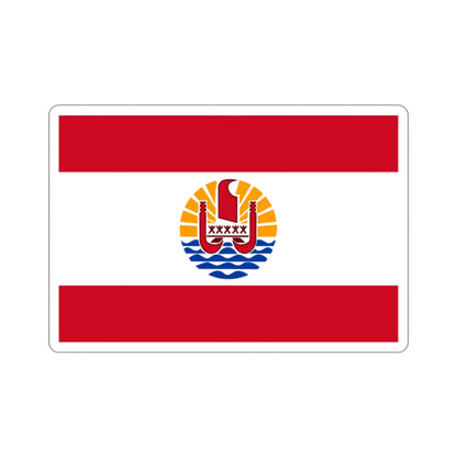 Flag of French Polynesia STICKER Vinyl Die-Cut Decal-2 Inch-The Sticker Space