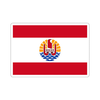 Flag of French Polynesia STICKER Vinyl Die-Cut Decal-3 Inch-The Sticker Space