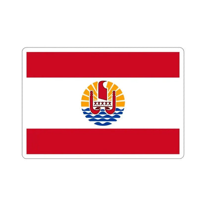Flag of French Polynesia STICKER Vinyl Die-Cut Decal 3 Inch - The Sticker Space