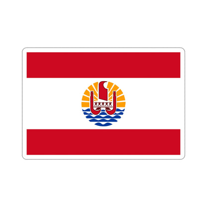 Flag of French Polynesia STICKER Vinyl Die-Cut Decal-4 Inch-The Sticker Space