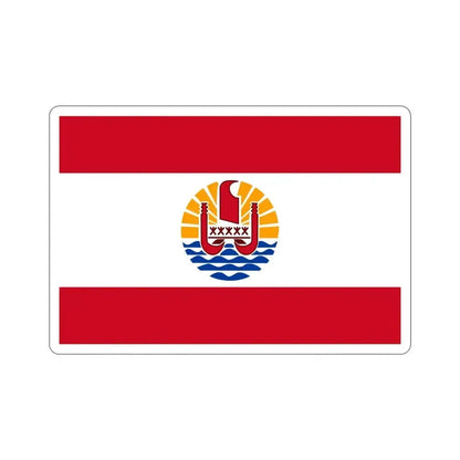 Flag of French Polynesia STICKER Vinyl Die-Cut Decal 5 Inch - The Sticker Space