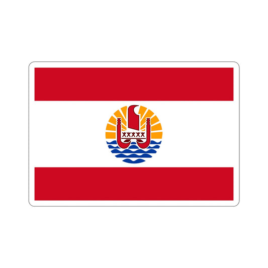 Flag of French Polynesia STICKER Vinyl Die-Cut Decal-6 Inch-The Sticker Space