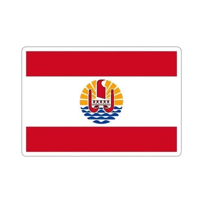 Flag of French Polynesia STICKER Vinyl Die-Cut Decal 6 Inch - The Sticker Space