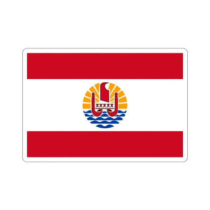 Flag of French Polynesia STICKER Vinyl Die-Cut Decal - The Sticker Space