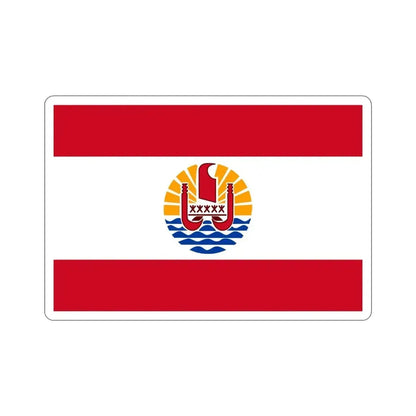 Flag of French Polynesia STICKER Vinyl Die-Cut Decal - The Sticker Space
