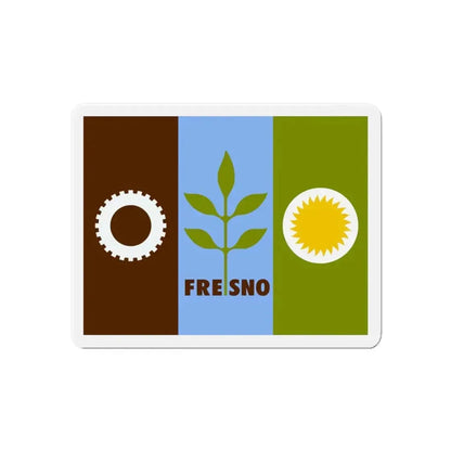 Flag of Fresno California - Refrigerator Magnet - The Sticker Space