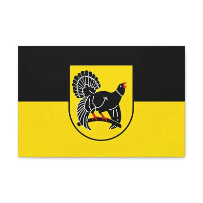 Flag of Freudenstadt Germany - Canvas Wall Art 18″ x 12″ 1.25" - The Sticker Space