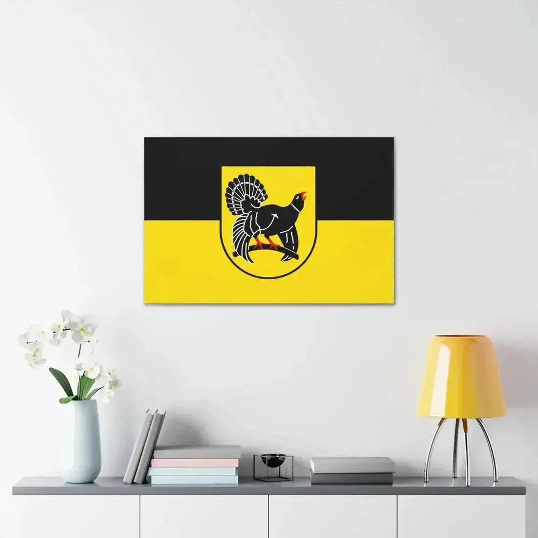 Flag of Freudenstadt Germany - Canvas Wall Art - The Sticker Space