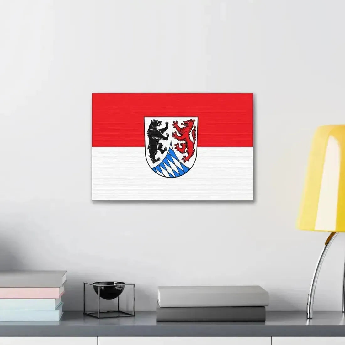 Flag of Freyung Grafenau Germany - Canvas Wall Art - The Sticker Space