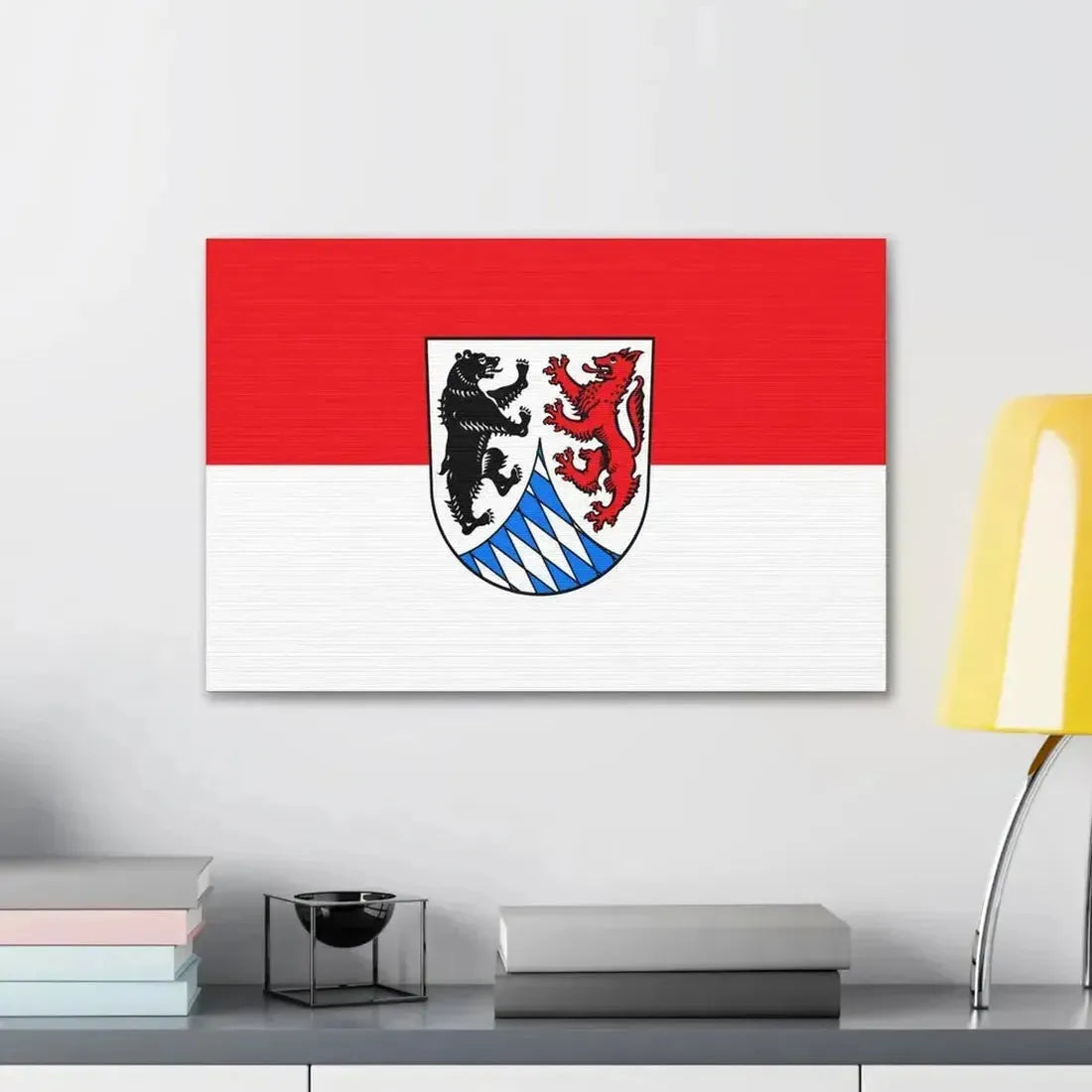 Flag of Freyung Grafenau Germany - Canvas Wall Art - The Sticker Space