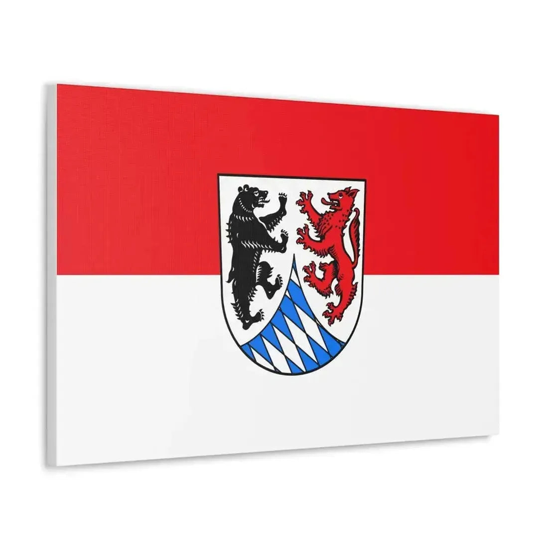 Flag of Freyung Grafenau Germany - Canvas Wall Art - The Sticker Space