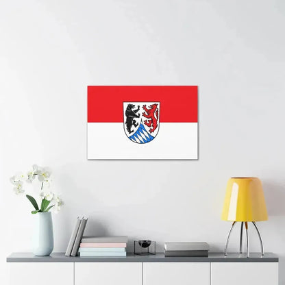 Flag of Freyung Grafenau Germany - Canvas Wall Art - The Sticker Space