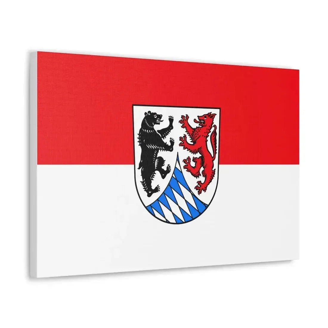 Flag of Freyung Grafenau Germany - Canvas Wall Art - The Sticker Space