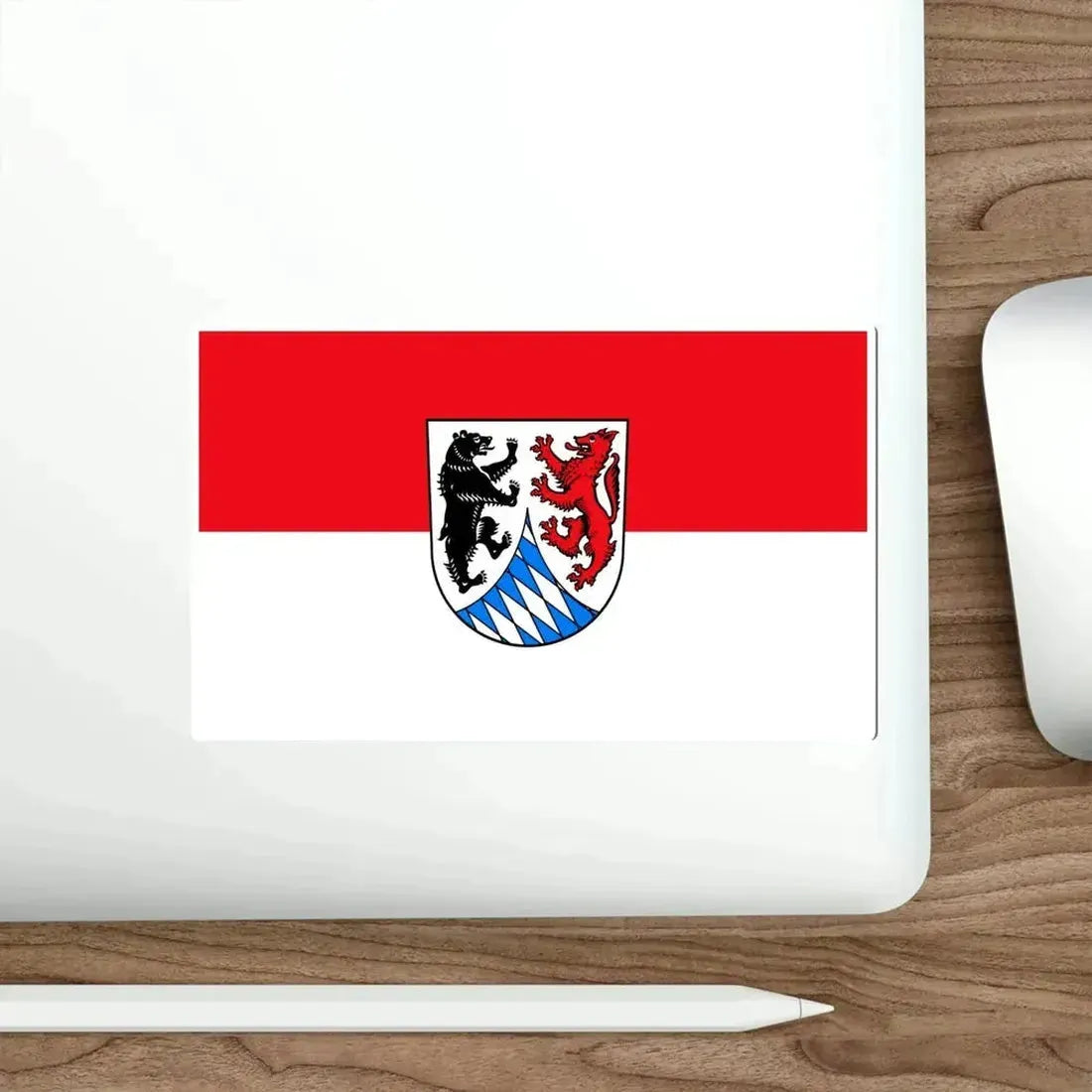 Flag of Freyung Grafenau Germany STICKER Vinyl Die-Cut Decal - The Sticker Space