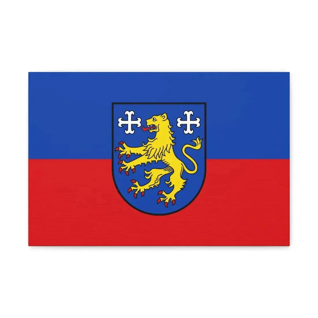 Flag of Friesland 2 Germany - Canvas Wall Art 18″ x 12″ 1.25" - The Sticker Space