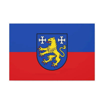 Flag of Friesland 2 Germany - Canvas Wall Art 30" x 20" 1.25" - The Sticker Space