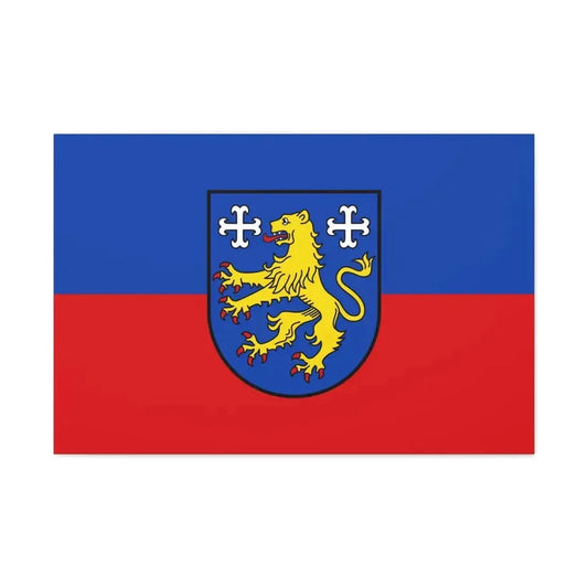 Flag of Friesland 2 Germany - Canvas Wall Art 36" x 24" 1.25" - The Sticker Space