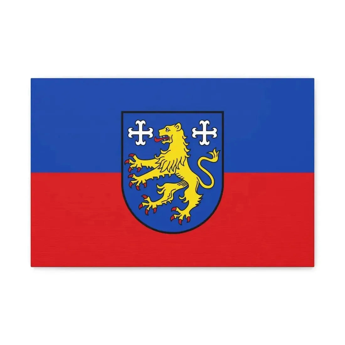 Flag of Friesland 2 Germany - Canvas Wall Art - The Sticker Space