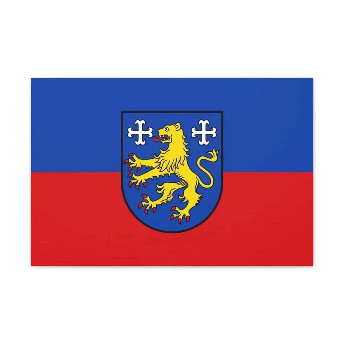 Flag of Friesland 2 Germany - Canvas Wall Art - The Sticker Space