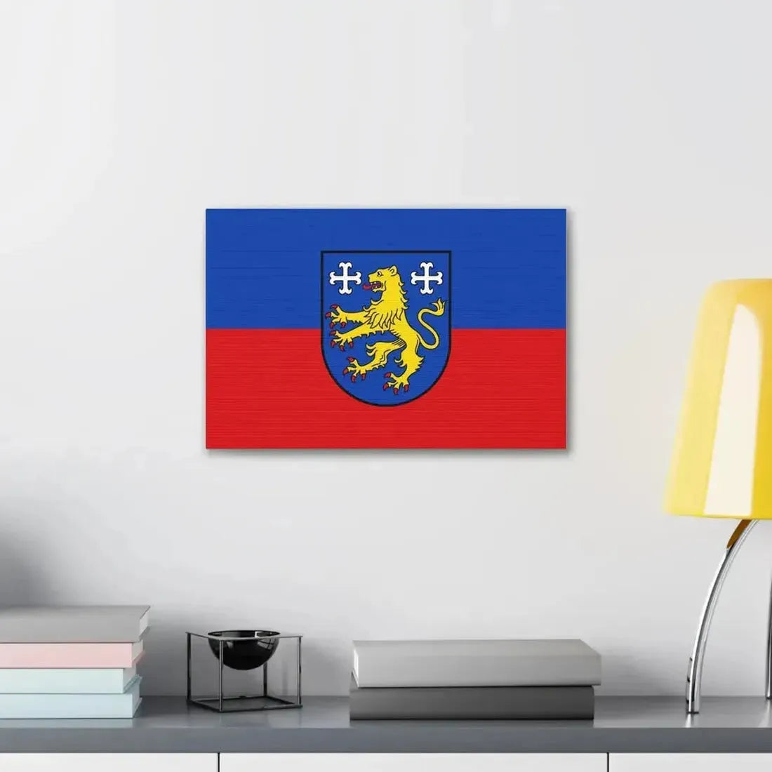 Flag of Friesland 2 Germany - Canvas Wall Art - The Sticker Space