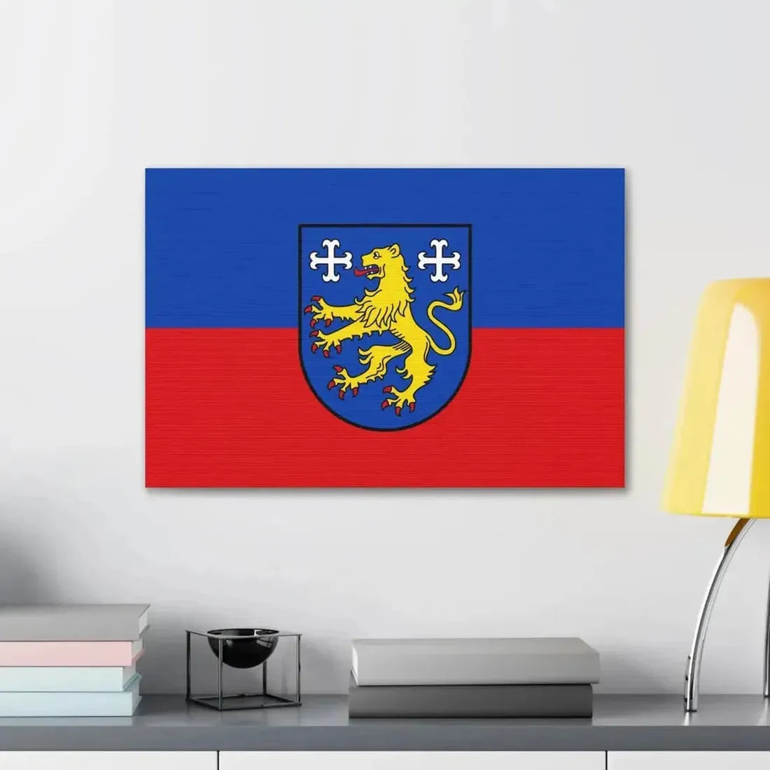 Flag of Friesland 2 Germany - Canvas Wall Art - The Sticker Space