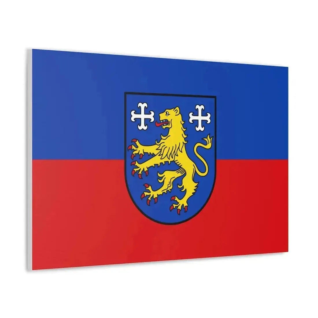 Flag of Friesland 2 Germany - Canvas Wall Art - The Sticker Space