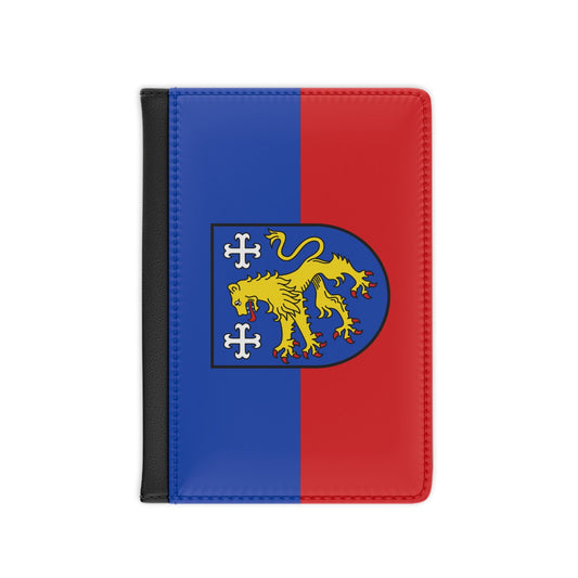 Flag of Friesland 2 Germany - Passport Holder-3.9" x 5.8"-The Sticker Space