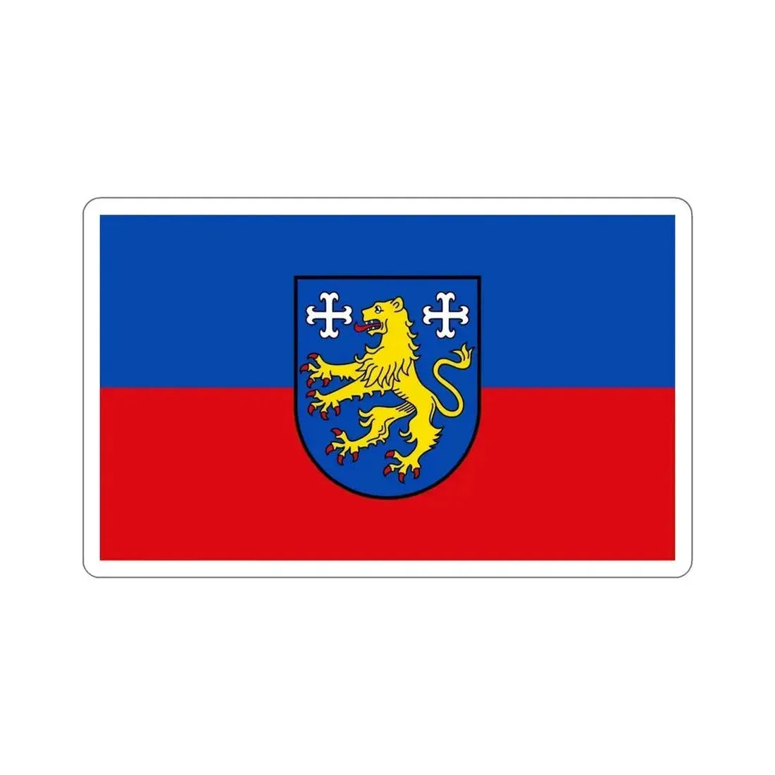 Flag of Friesland 2 Germany STICKER Vinyl Die-Cut Decal 5 Inch - The Sticker Space