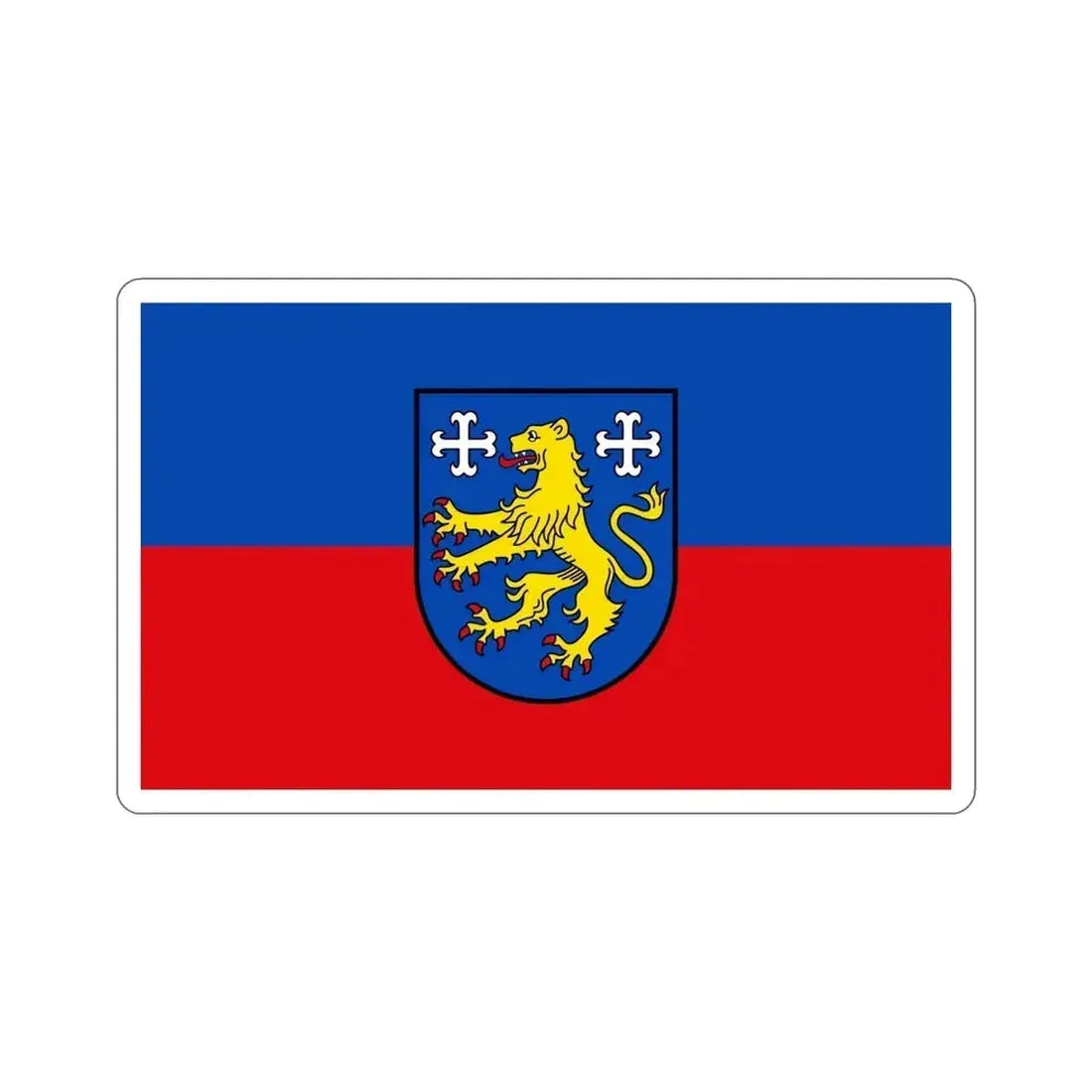Flag of Friesland 2 Germany STICKER Vinyl Die-Cut Decal - The Sticker Space