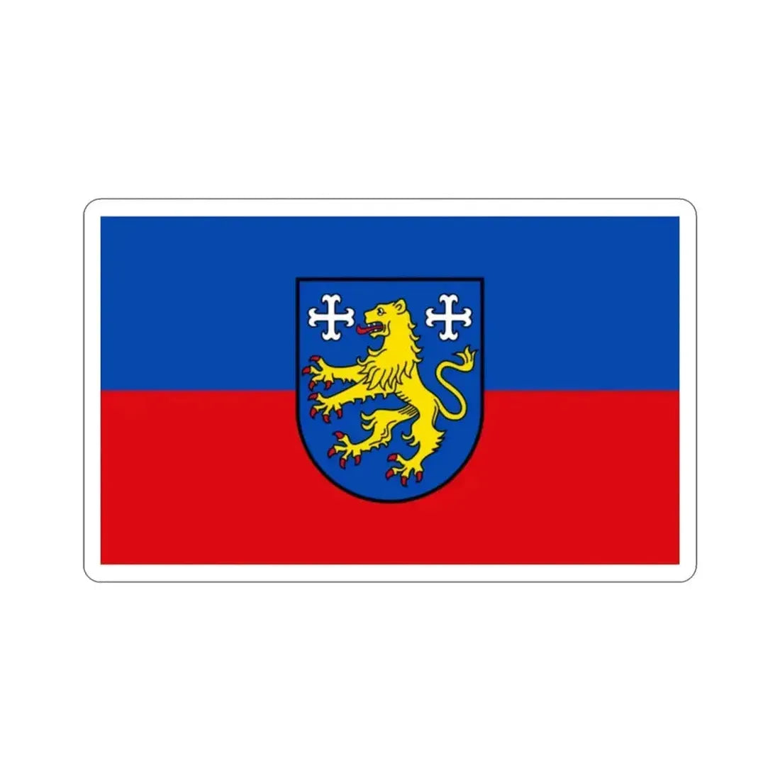 Flag of Friesland 2 Germany STICKER Vinyl Die-Cut Decal - The Sticker Space