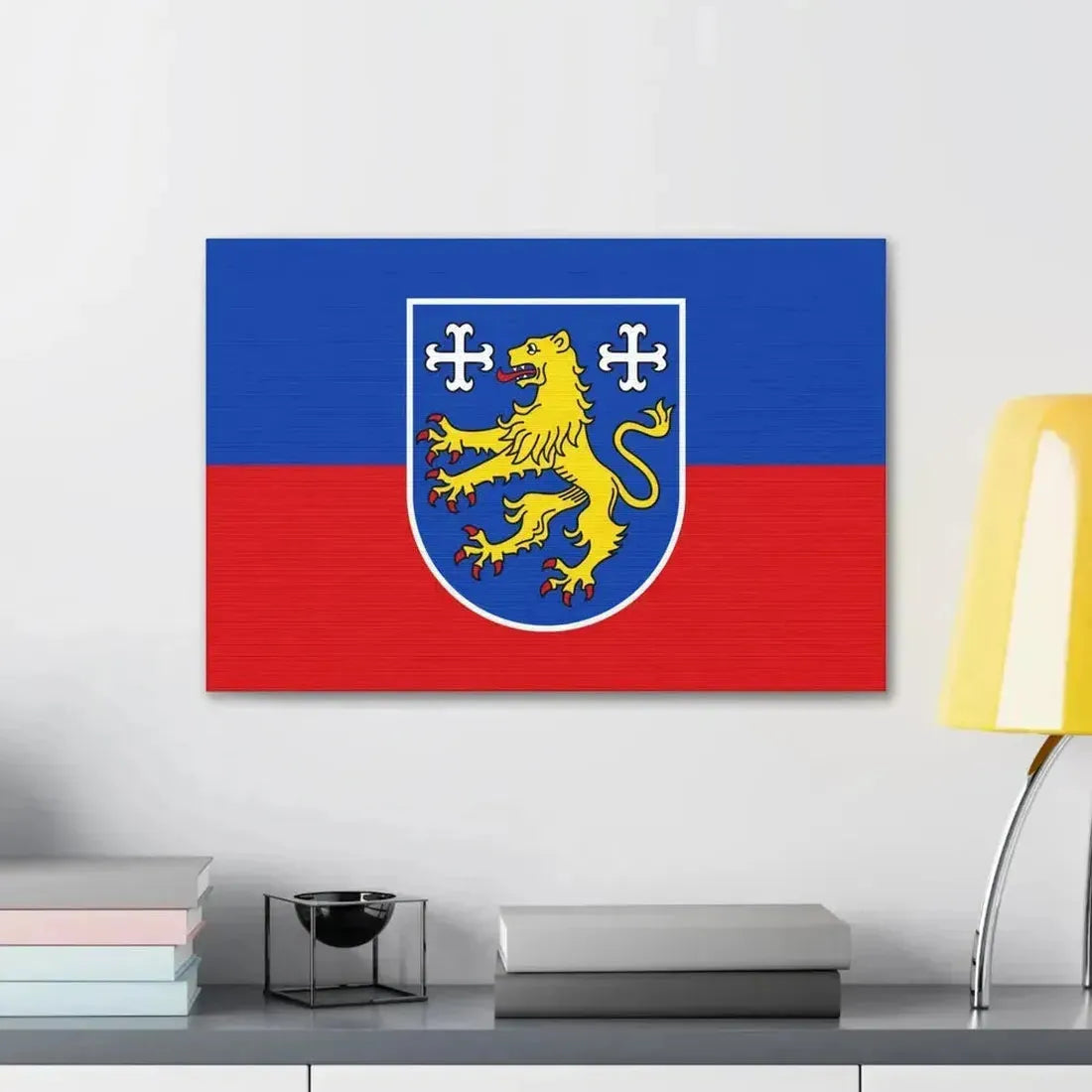 Flag of Friesland Germany - Canvas Wall Art - The Sticker Space