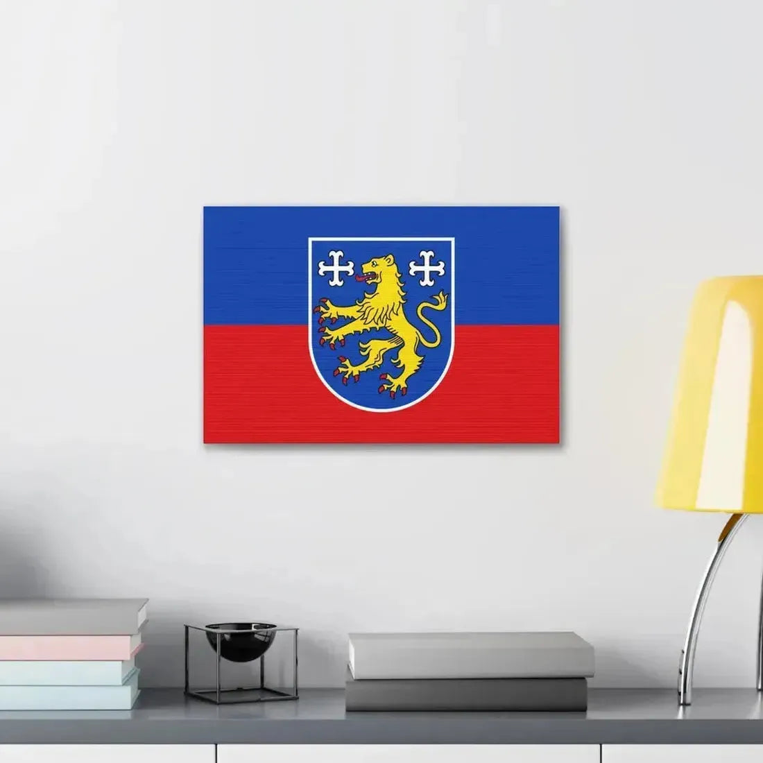 Flag of Friesland Germany - Canvas Wall Art - The Sticker Space
