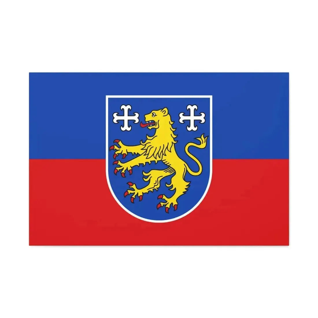 Flag of Friesland Germany - Canvas Wall Art - The Sticker Space