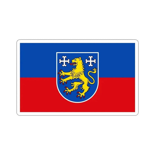 Flag of Friesland Germany STICKER Vinyl Die-Cut Decal 6 Inch - The Sticker Space